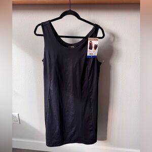 Black Activewear Athletic Sleeveless Dress